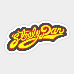 Steely Dan Vintage Logo Tribute Sticker